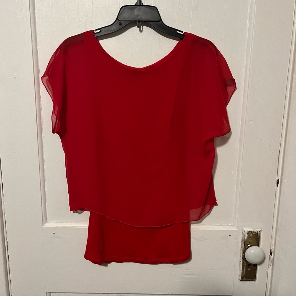 Express Red Blouse - Picture 2 of 3
